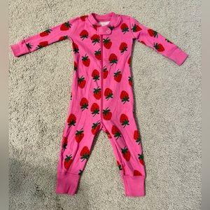 12-18 months Hanna Andersson strawberry PJs